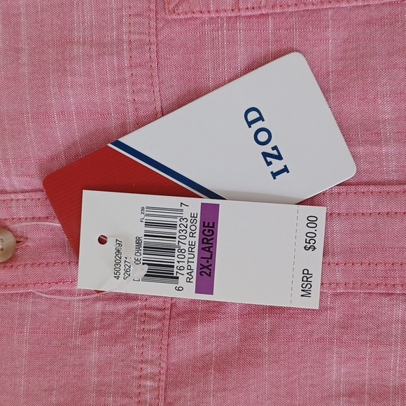 IZOD Short Sleeve Shirt NWT - Picture 5 of 6